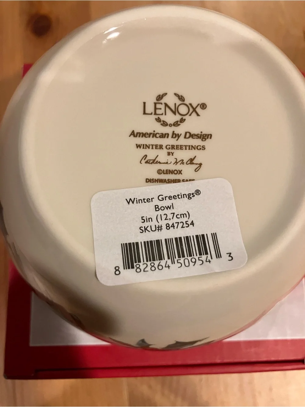 Lenox ceramic bowl